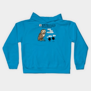 SAW-WHET OWL DAD #1 - ZOODRAWS COMIC Kids Hoodie